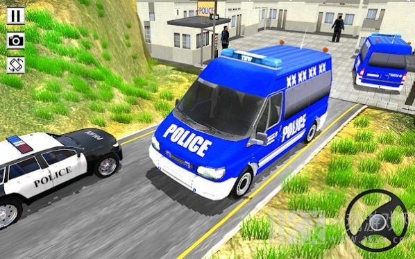 警察面包车驾驶警车模拟器2021