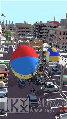 球球摧毁城市