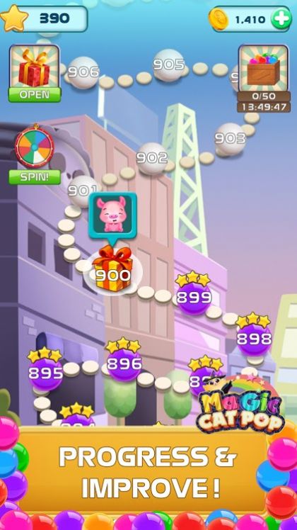 魔法猫流行乐泡泡龙