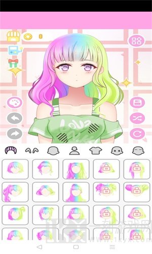 粉彩萌娘换装系统