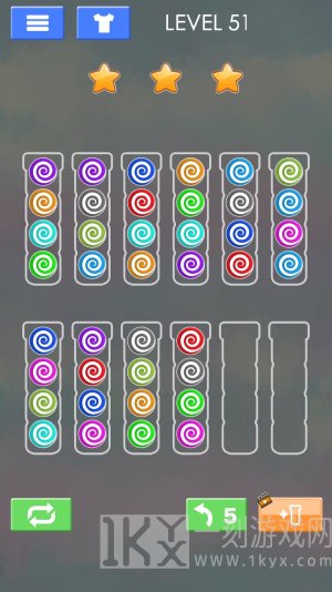 颜色分类球球