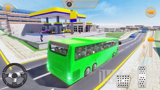 城市豪华旅游巴士3D