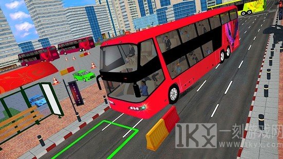 城市豪华旅游巴士3D