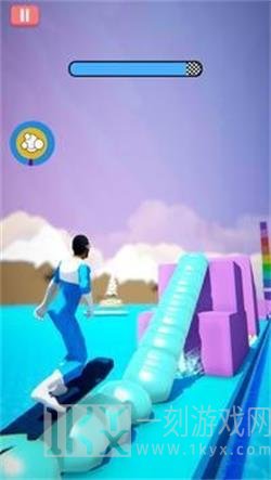 冬季滑雪比赛3D