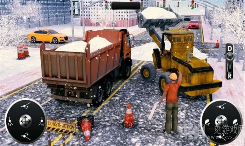 模拟铲雪车