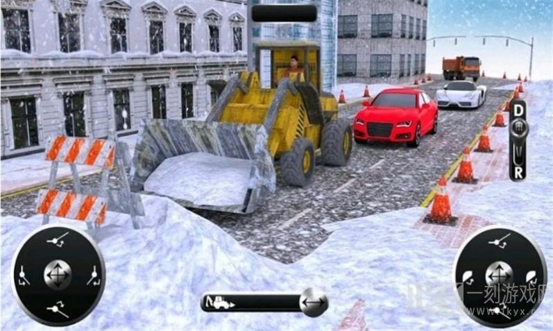 模拟铲雪车