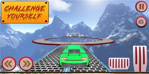 3d极限坡道赛车