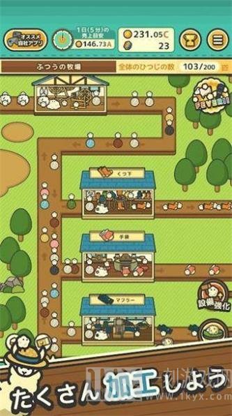 毛茸茸山羊牧场