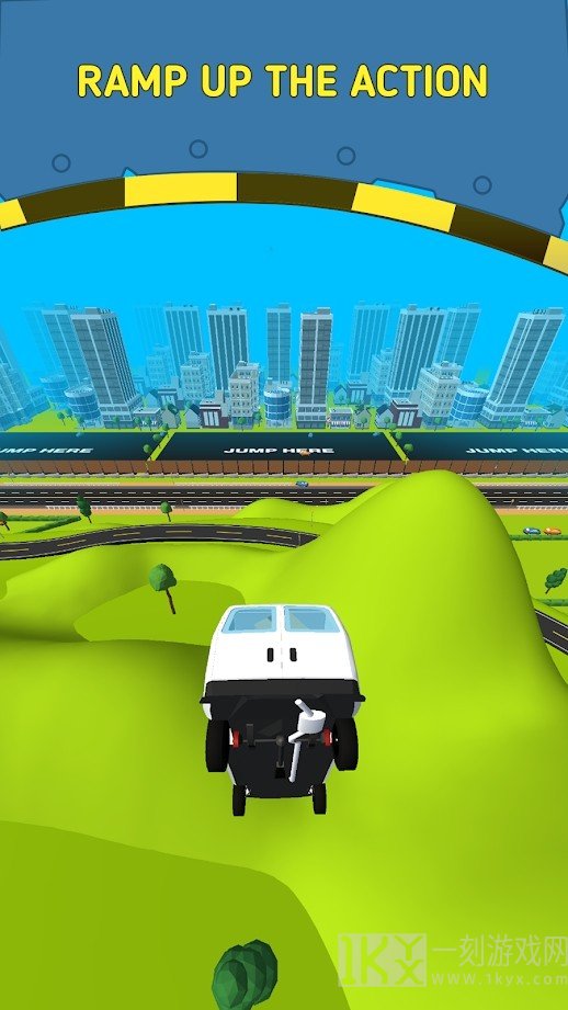 坡道汽车跳跃3
