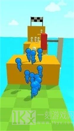 人群登山者