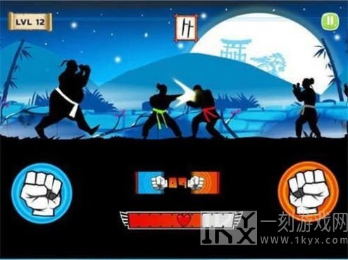 空手道战士真正的格斗