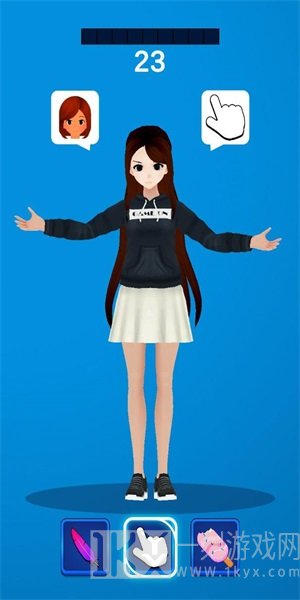 挠痒女孩