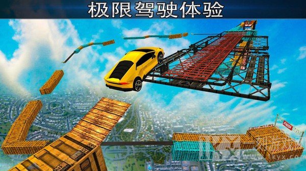 空中的不可能赛车特技