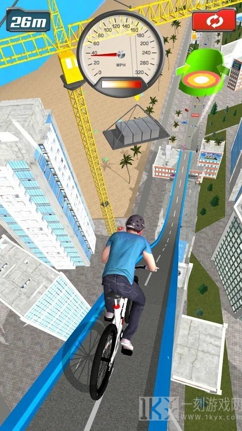 坡道摩托车跳跃
