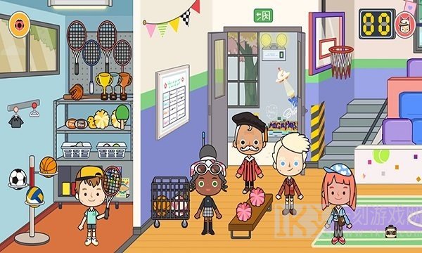 迷你校园积木玩具