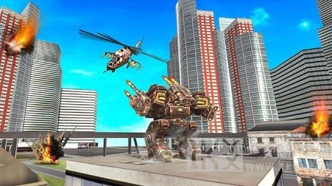 武装直升机机器人模拟器