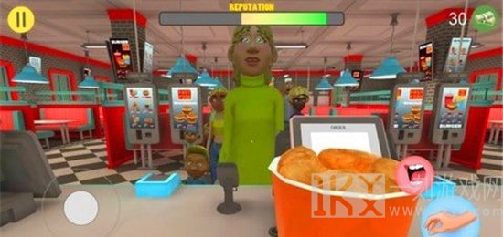 快餐收银员