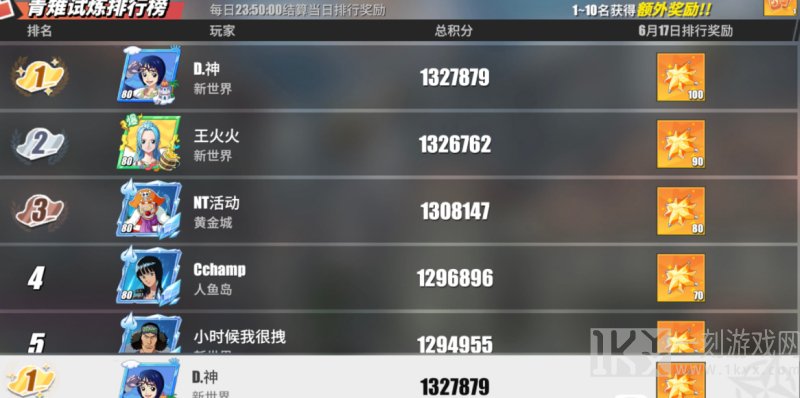 航海王热血航线青雉试炼满分打法攻略 青雉试炼高分打法技巧