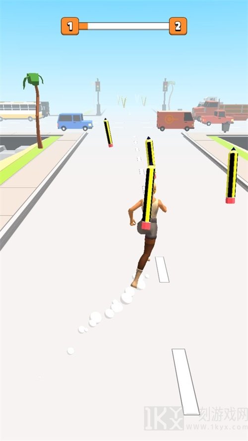 画线过马路