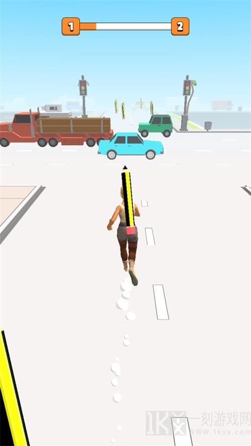 画线过马路