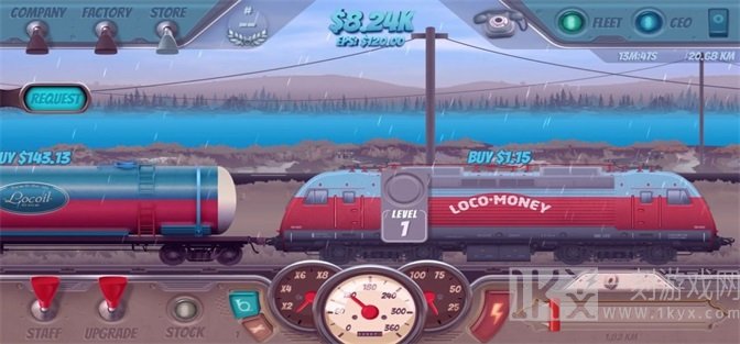 空闲货运火车大亨