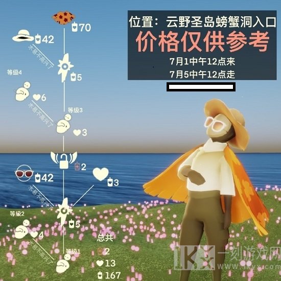 光遇墨镜先祖兑换高清图表一览 草帽墨镜先祖兑换图
