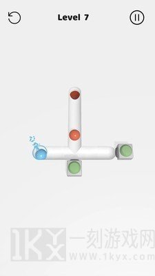 按压球球