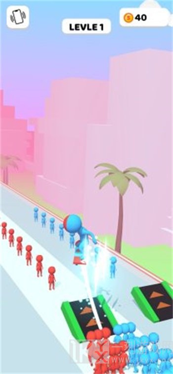收集红蓝