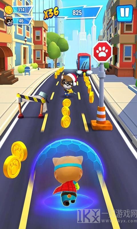 超级英雄跑酷猫