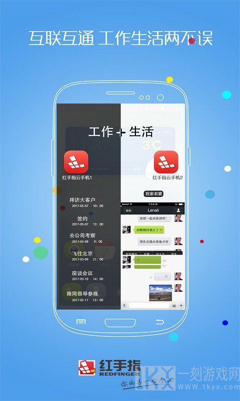 红手指