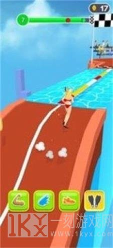 女孩疯狂酷跑