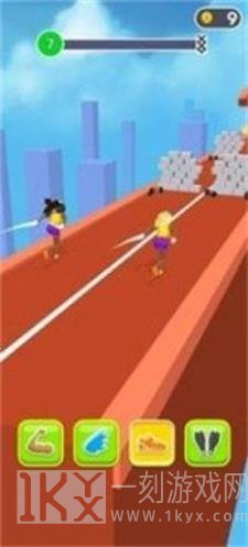 女孩疯狂酷跑