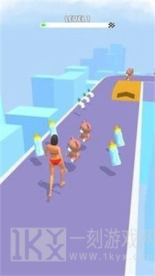 怀孕跑步者