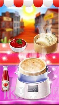 女孩烹饪中餐