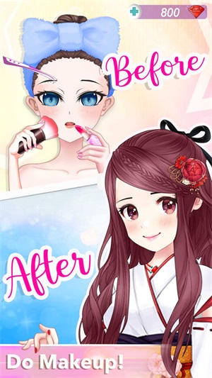 动漫女孩换装改造游戏