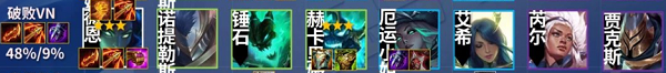 金铲铲之战破败VN阵容推荐分享 金铲铲之战破败VN阵容推荐