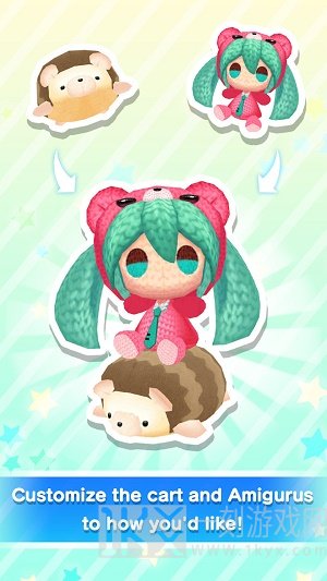 初音未来玩偶火车