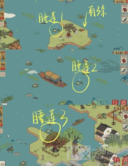 江南百景图长恨歌睡莲位置攻略介绍 江南百景图长恨歌睡莲迷雾攻略