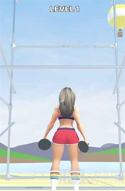 美女吸盘跳