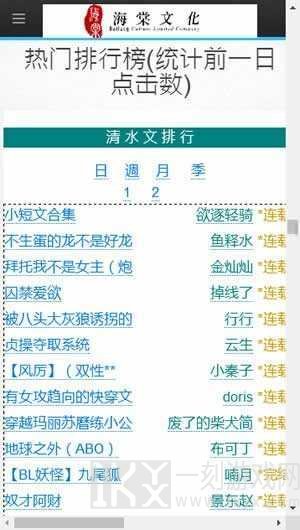 海棠文化线上文学城2021