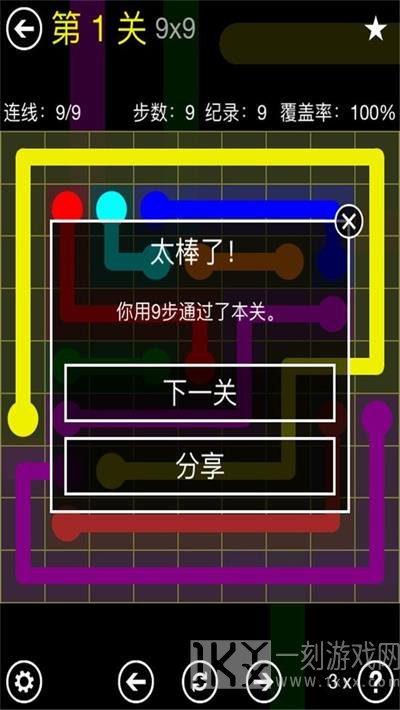 对点相连