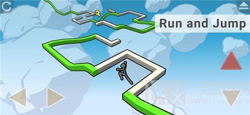 空中跳跃跑酷