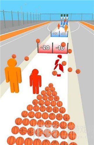 篮球倍增跑