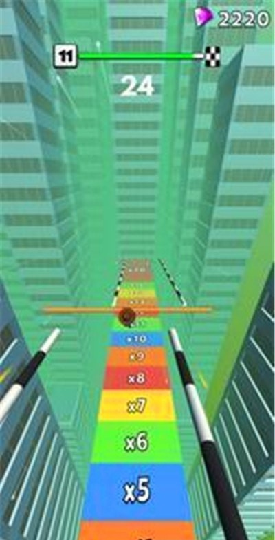车顶轨奔跑