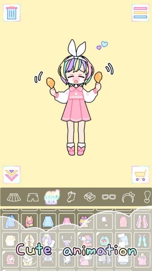 粉彩女孩2