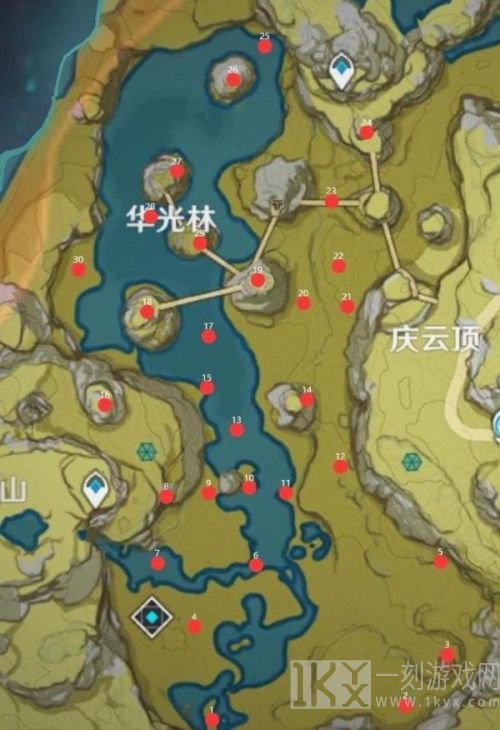 原神蒙德逐月符具体位置在哪里 原神30个蒙德逐月符位置汇总