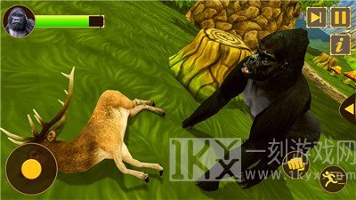 生气的大猩猩大脚怪物