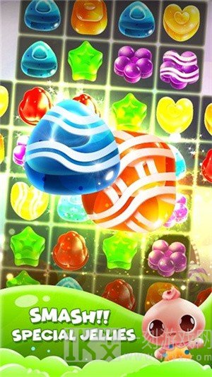 果冻流行糖果
