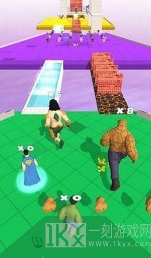 超级英雄桥跑比赛3D