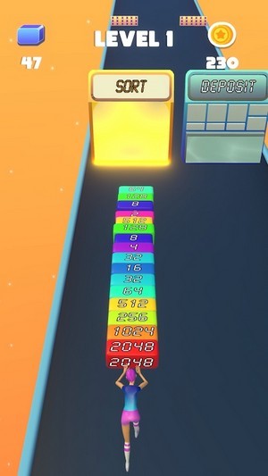 2048合并冲刺